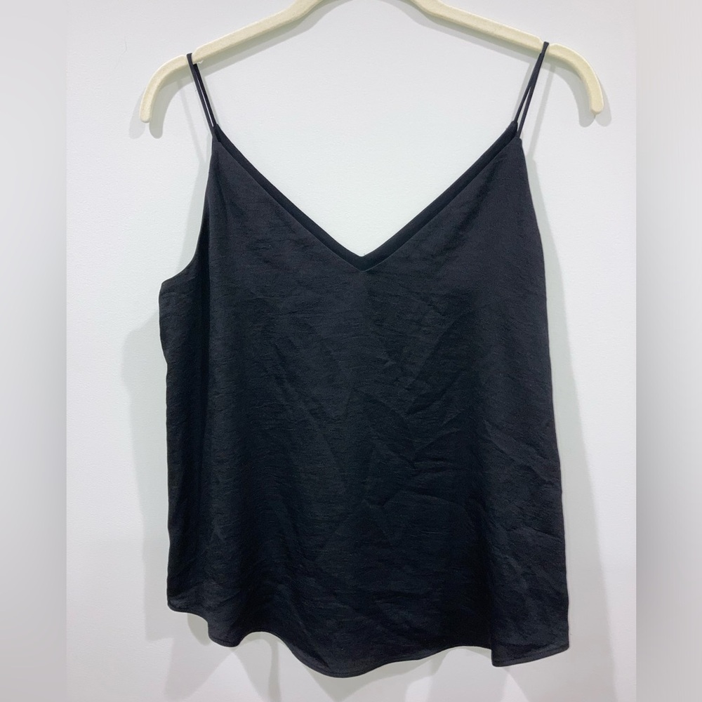 Express Black Spaghetti Strap Flowy Top Blouse Medium